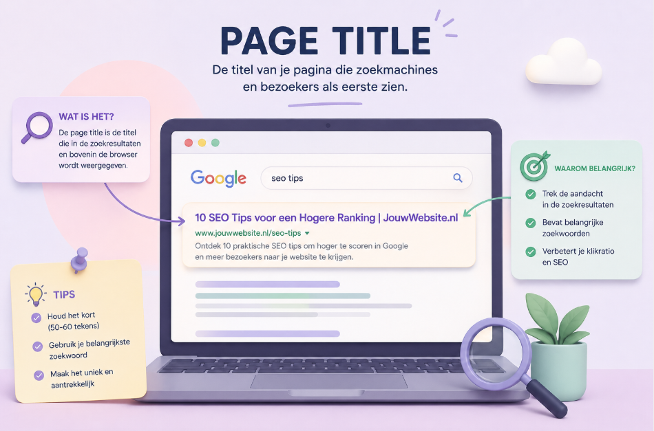 Page title als ranking middel